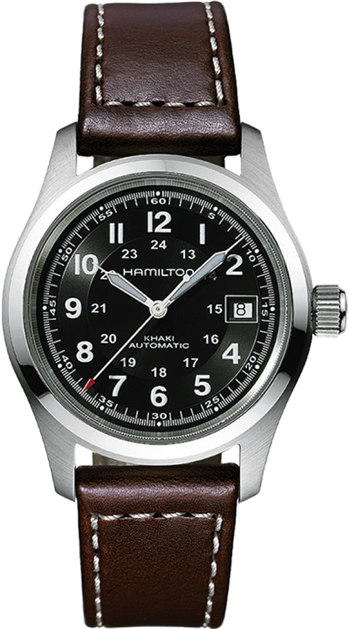 Hamilton Khaki Field Self winding Automatic Black Mens Watch H70455533 