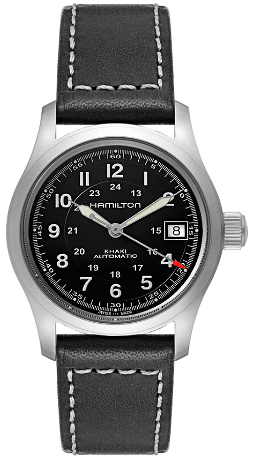 Hamilton Khaki Field Self winding Automatic Black Mens Watch H70455733 