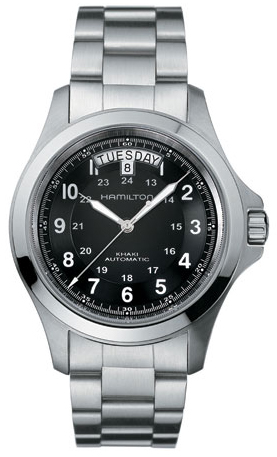 Hamilton Khaki Field Self winding Automatic Black Mens Watch H64455133 