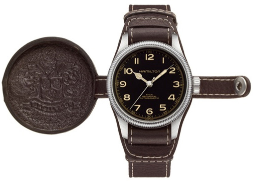 Hamilton Khaki Field Manual Winding Mechanical Black Mens Watch H60419533 