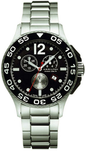 Hamilton Khaki Navy Battery Operated Quartz Black Mens Watch H64512132 