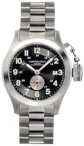 Hamilton Khaki Navy Self winding Automatic Black Mens Watch H77415133 