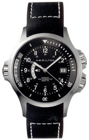 Hamilton Khaki Navy Self winding Automatic Black Mens Watch H77615333 