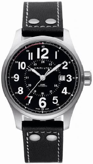 Hamilton Khaki Field Self winding Automatic Black Mens Watch H70615733 