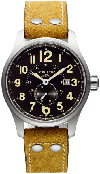 Hamilton Khaki Field Self winding Automatic Black Mens Watch H70655733 