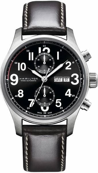 Hamilton Khaki Field Self winding Automatic Black Mens Watch H71716533 