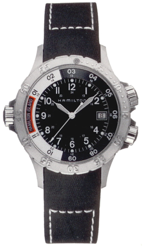 Hamilton Khaki Navy Battery Operated Quartz Black Mens Watch H74511333 