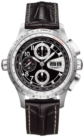 Hamilton Khaki Aviation Self winding Automatic Black Mens Watch H76626535 