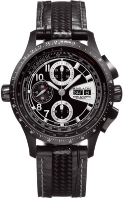 Hamilton Khaki Aviation Self winding Automatic Black Mens Watch H76686735 