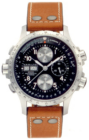 Hamilton Khaki Aviation Self winding Automatic Black Mens Watch H77616533 