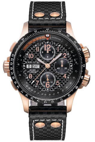 Hamilton Khaki Aviation Self winding Automatic Black Mens Watch H77696793 