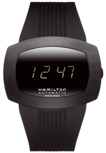 Hamilton American Classic Shaped Self winding Automatic Black Watch H52585339 
