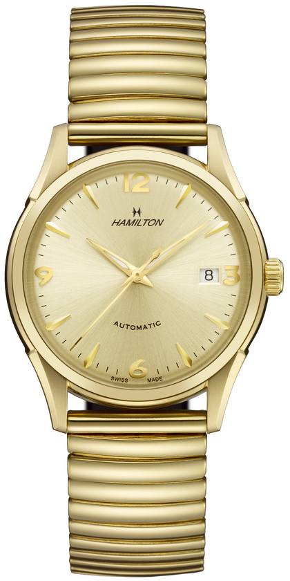 Hamilton American Classic Timeless Classic Self winding Automatic Gold Watch H38435221 