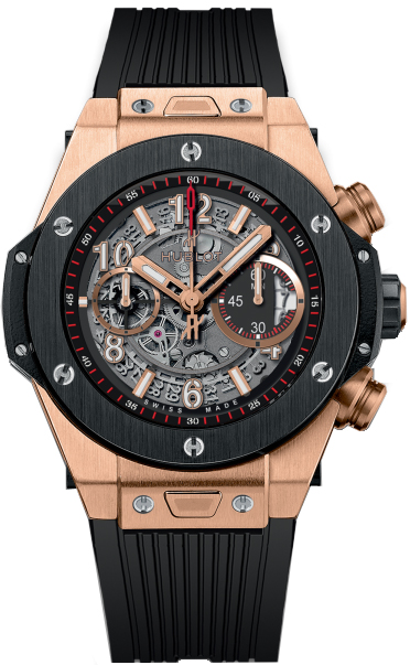 Hublot Big Bang Self Winding Automatic Black Mens Watch 411OM1180RX 