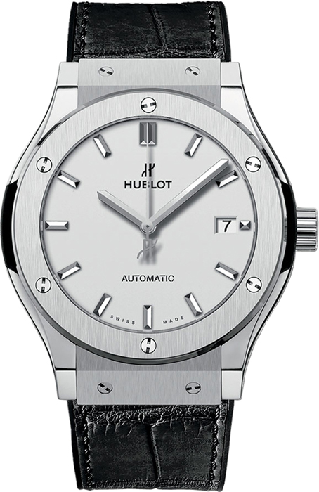 Hublot Classic Fusion Self winding Automatic Silver Watch 542NX2611LR 