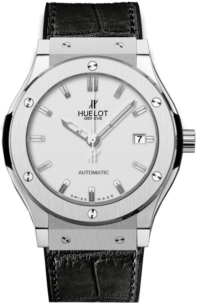 Hublot Classic Fusion Self winding Automatic Silver Watch 511NX2610LR 
