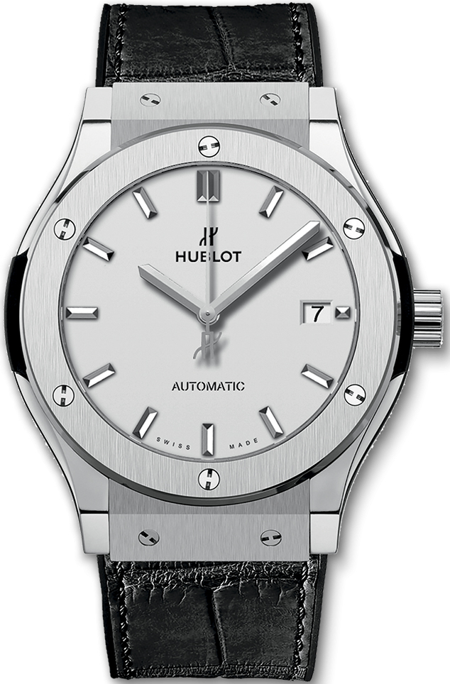 Hublot Classic Fusion Self winding Automatic Silver Watch 511NX2611LR 