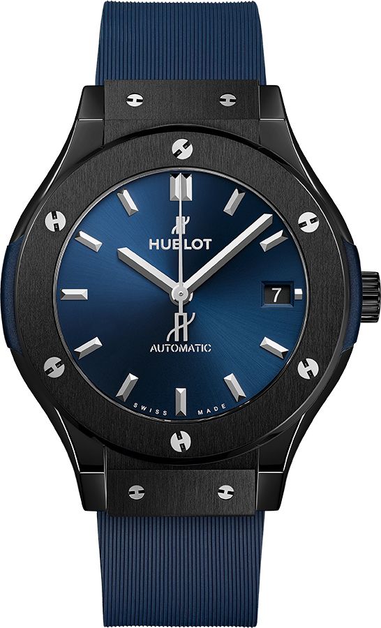 Hublot Classic Fusion Self Winding Automatic Blue Ladies Watch 565CM7170RX 