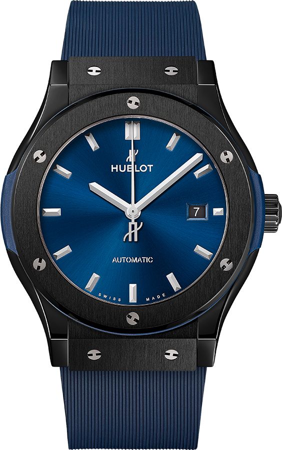 Hublot Classic Fusion Self Winding Automatic Blue Mens Watch 542CM7170RX 