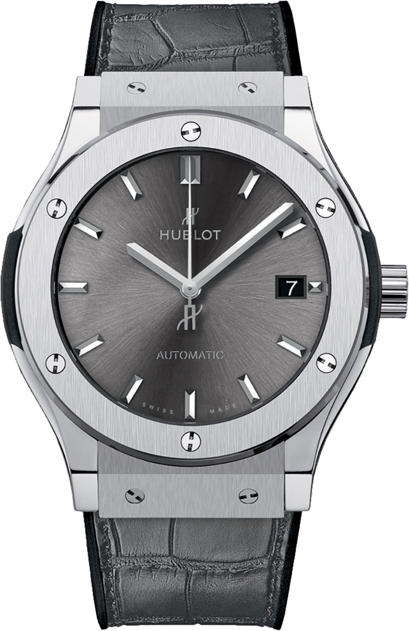 Hublot Classic Fusion Self winding Automatic Grey Mens Watch 511NX7071LR 