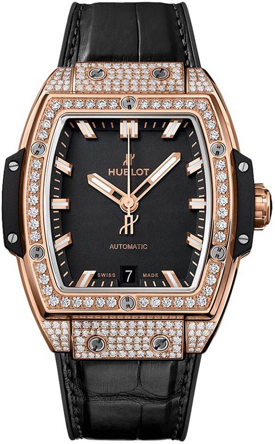 Hublot Sprit of Big Bang Rose Gold Diamonds Men's Watch 665.OX.1180.LR.1604 
