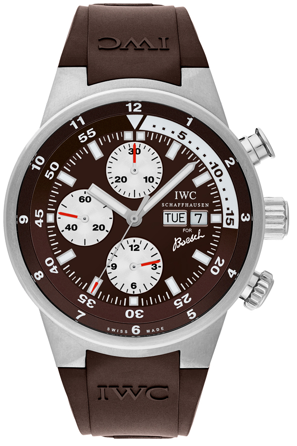 IWC Aquatimer Self winding Automatic Brown Mens Watch IW378204 