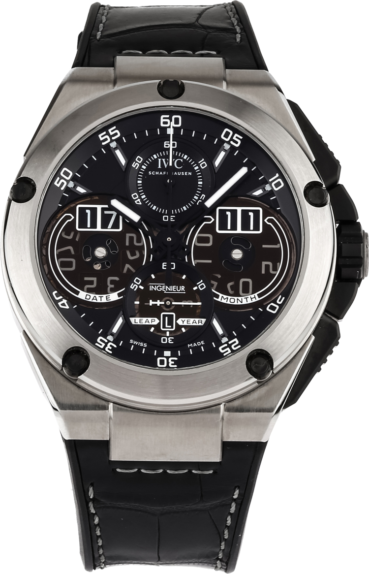 IWC Ingenieur Self winding Automatic Black Mens Watch IW379201 