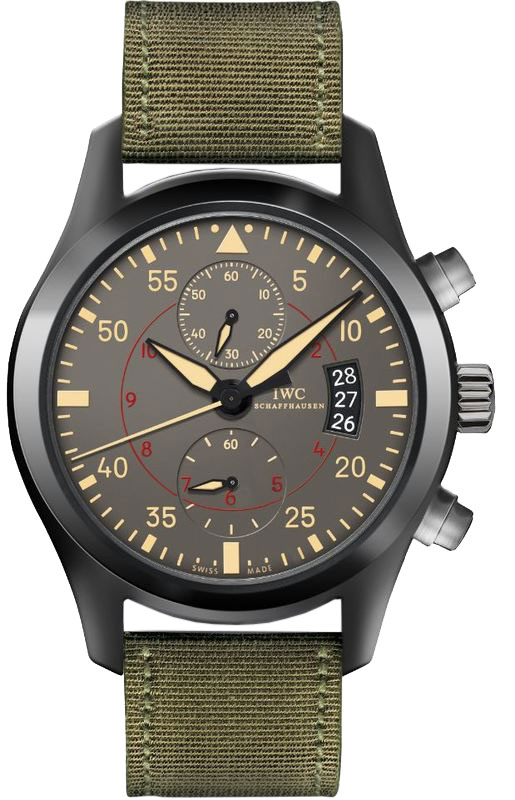 IWC Pilots Self winding Automatic Grey Mens Watch IW388002 