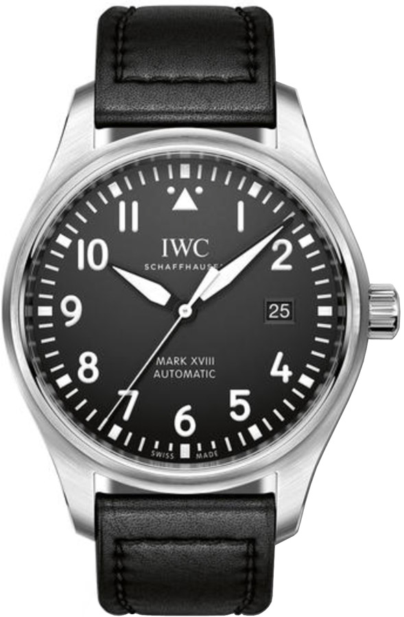 IWC Pilots Self Winding Automatic Black Mens Watch IW327001 