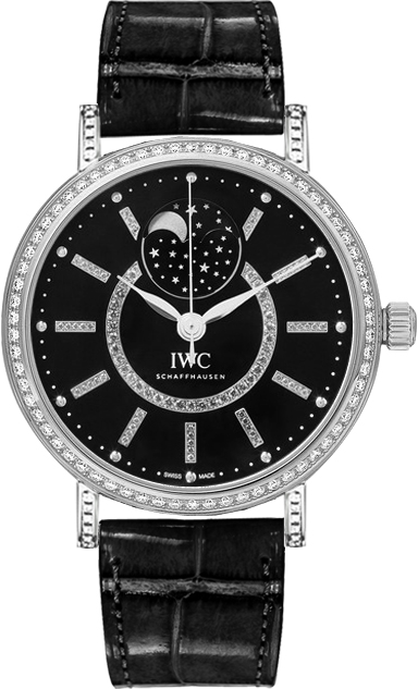 IWC Portofino Self winding Automatic Black Ladies Watch IW459004 