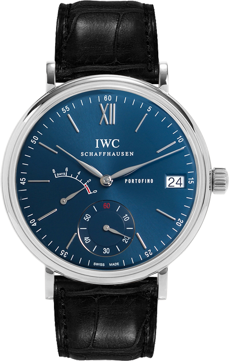 IWC Portofino Manual Winding Blue Mens Watch IW510106 