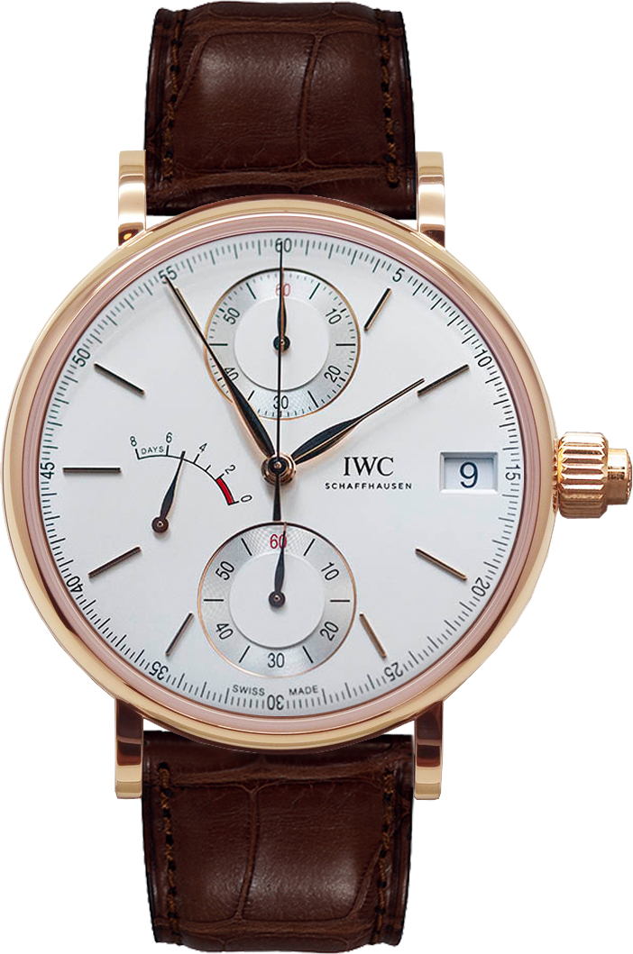 IWC Portofino Manual Winding Silver Mens Watch IW515104 