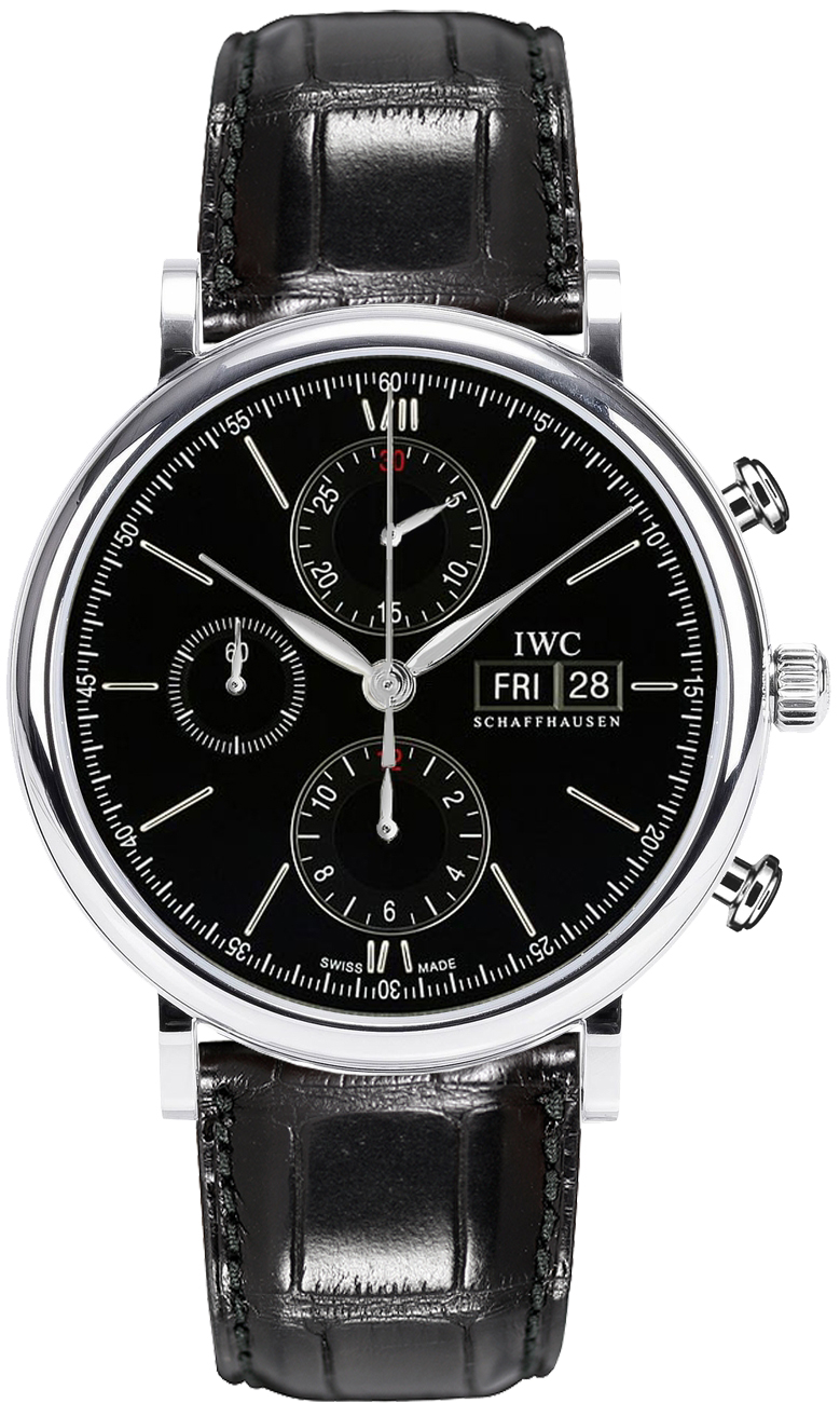 IWC Portofino Self winding Automatic Black Mens Watch IW391008 