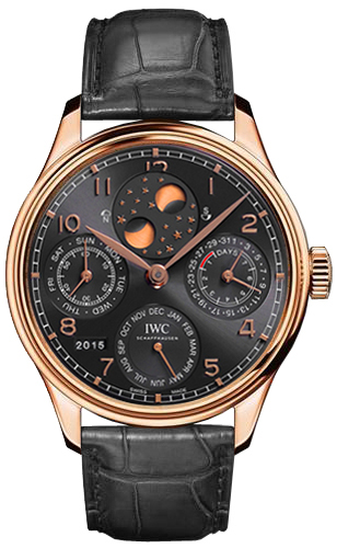 IWC Portugieser Self winding Automatic Grey Mens Watch IW503404 