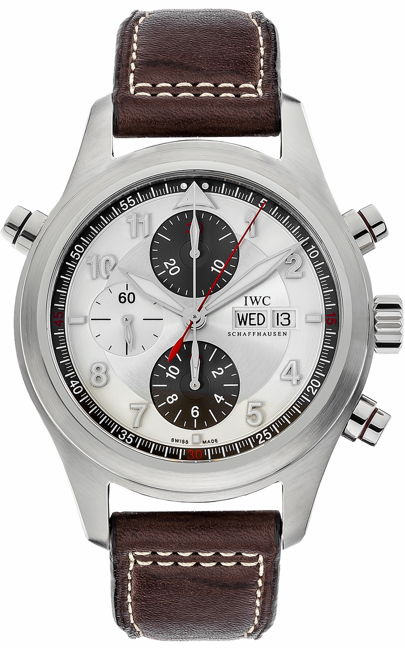 IWC Pilots Self winding Automatic Silver Mens Watch IW371806 