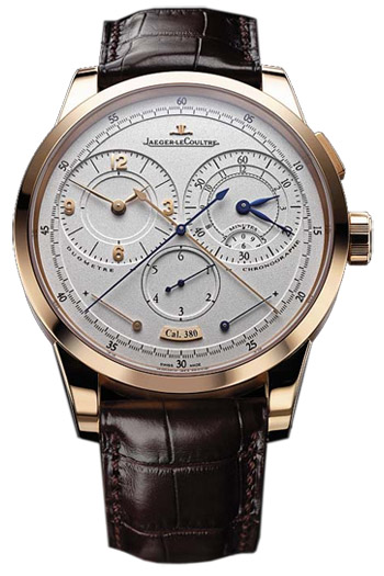 Jaeger LeCoultre Duometre Manual Winding Silver Mens Watch Q6012420 