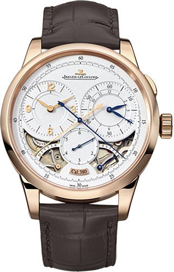Jaeger LeCoultre Duometre Manual Winding Silver Mens Watch Q6012421 