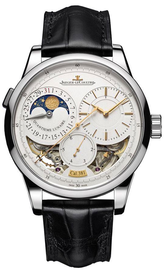 Jaeger LeCoultre Duometre Manual Winding Silver Mens Watch Q6043420 