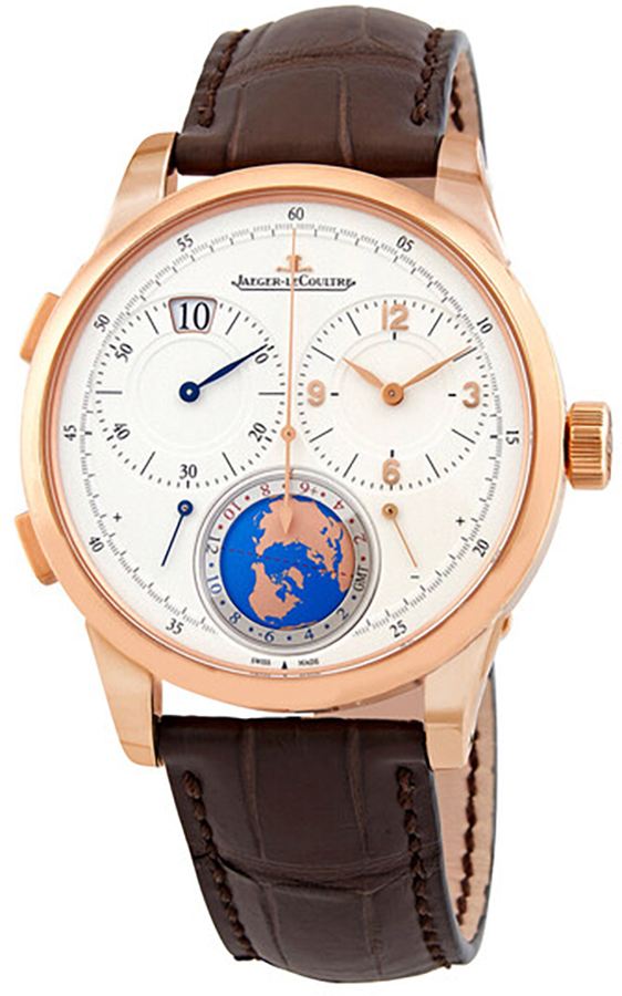 Jaeger LeCoultre Duometre Manual Winding Silver Mens Watch Q6062520 