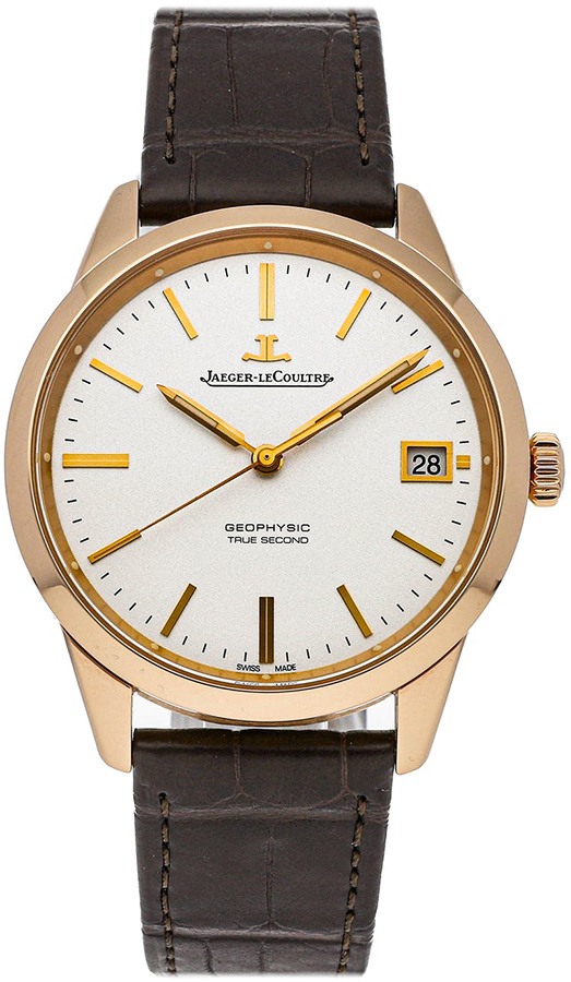 Jaeger LeCoultre Geophysic Self winding Automatic Silver Mens Watch Q8012520 