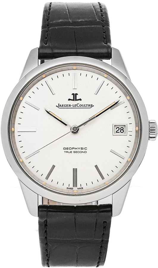 Jaeger LeCoultre Geophysic Self winding Automatic Silver Mens Watch Q8018420 