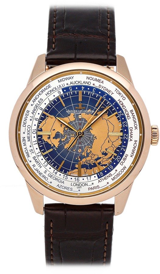 Jaeger LeCoultre Geophysic Self winding Automatic Blue Mens Watch Q8102520 