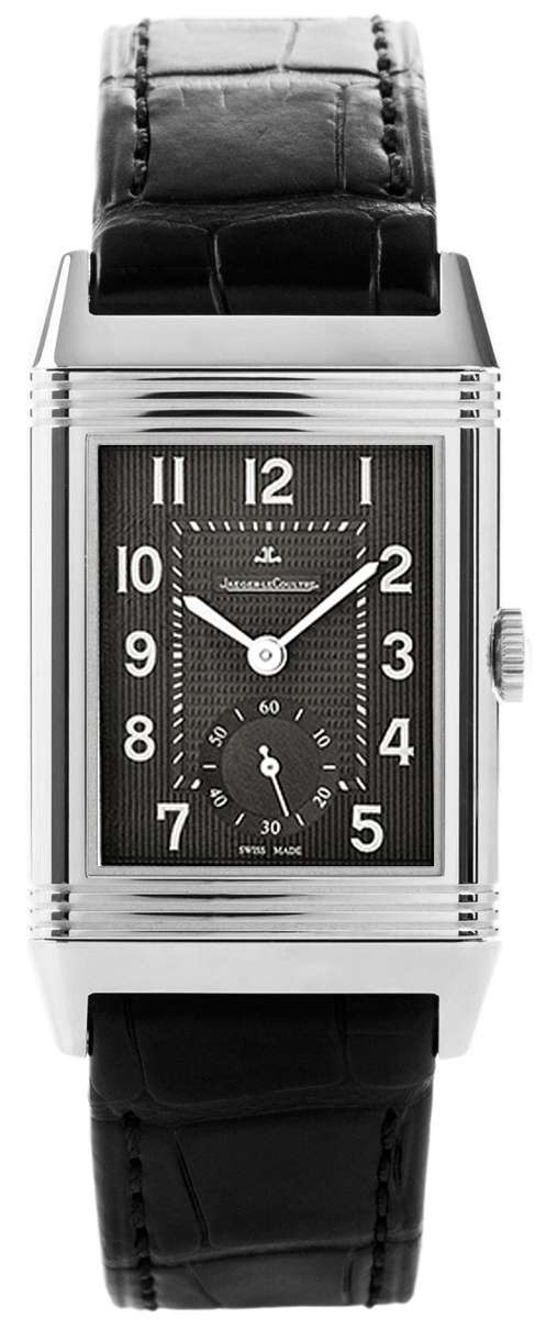 Jaeger LeCoultre Reverso Manual Winding Black Mens Watch Q3738470 