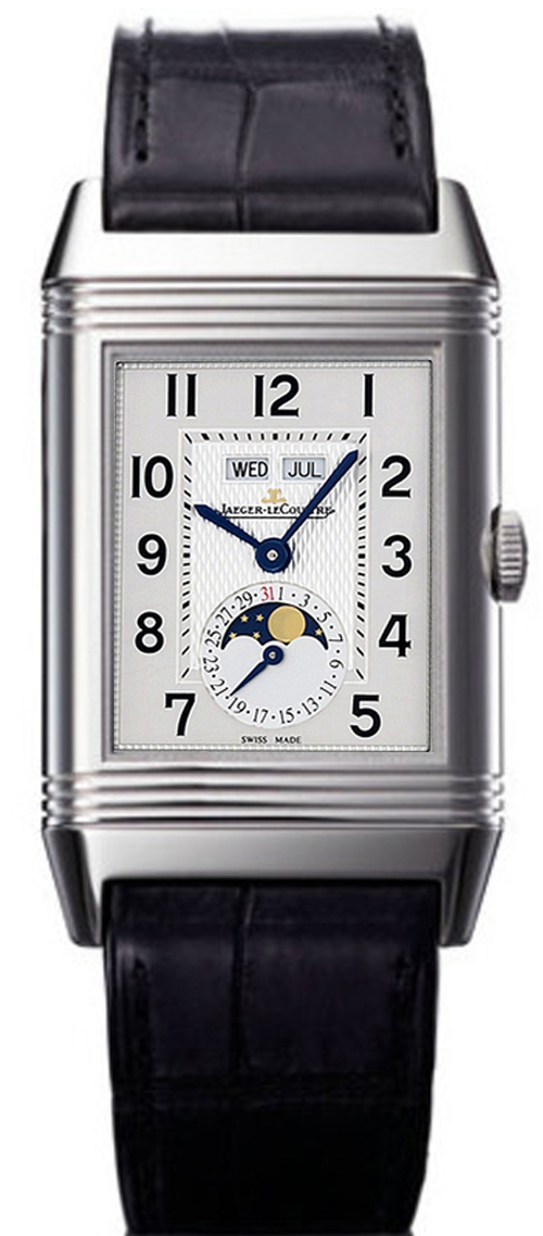 Jaeger LeCoultre Reverso Manual Winding Silver Mens Watch Q3758420 