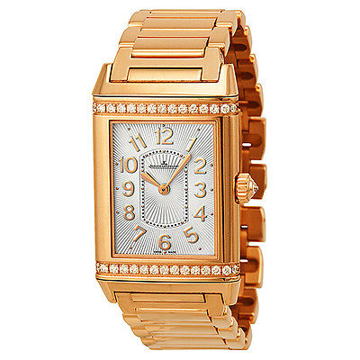 Jaeger LeCoultre Reverso Manual Winding Silver Ladies Watch Q3202121 