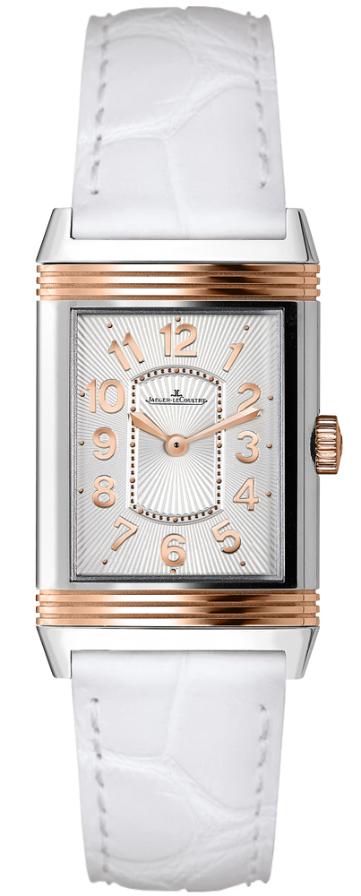 Jaeger LeCoultre Reverso Battery Operated Quartz Silver Ladies Watch Q3204420 