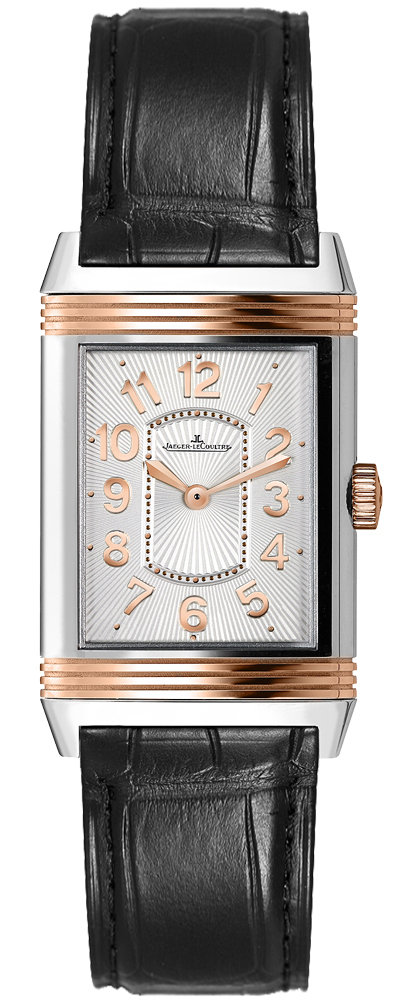 Jaeger LeCoultre Reverso Battery Operated Quartz Silver Ladies Watch Q3204422 