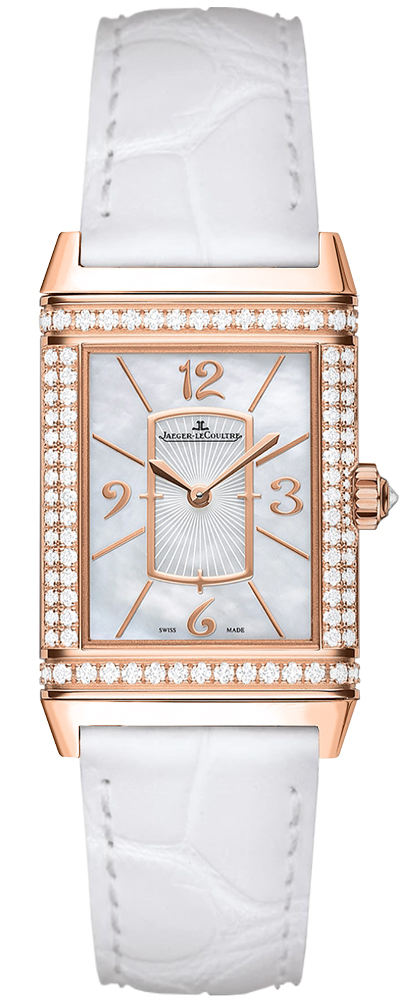 Jaeger LeCoultre Reverso Manual Winding Pearl White Ladies Watch Q3212402 