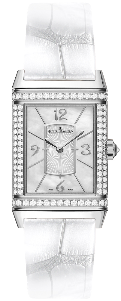 Jaeger LeCoultre Reverso Manual Winding Pearl White Ladies Watch Q3213402 