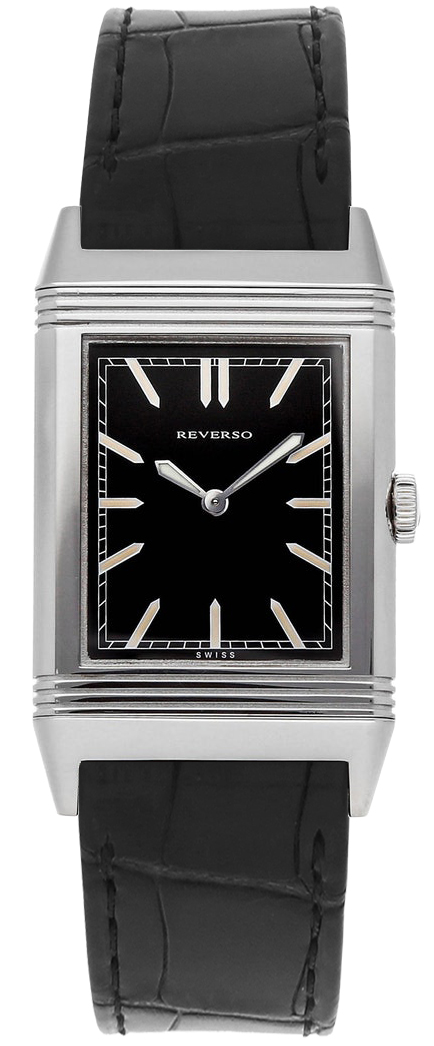 Jaeger LeCoultre Reverso Manual Winding Black Ladies Watch Q2788570 